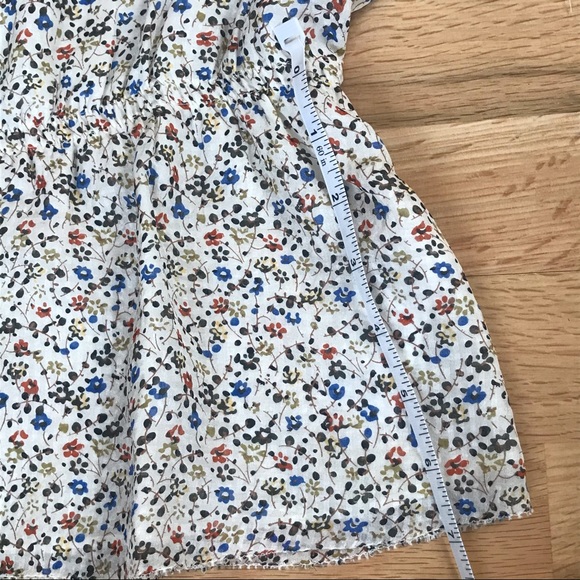 Madewell Silk V-Neck Peplum Popover (M) - Picture 8 of 8